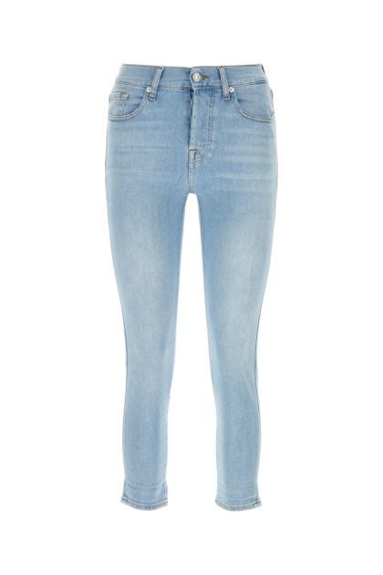 Light-blue stretch denim Josefina jeans