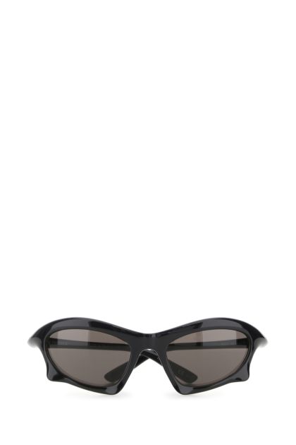 Black injected nylon Bat Rectangle sunglasses 