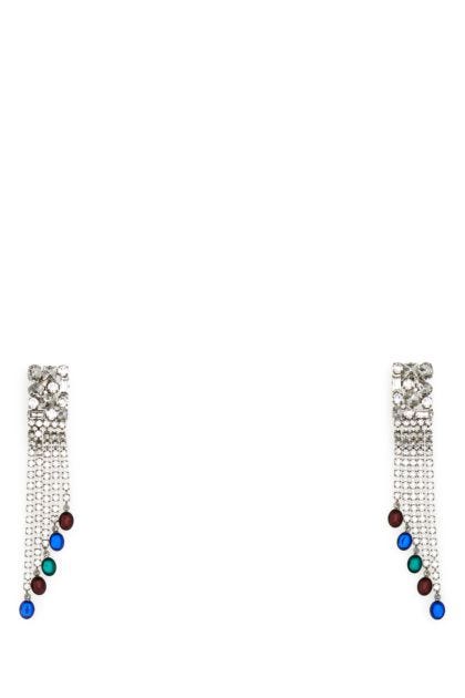 Embellished metal earrings