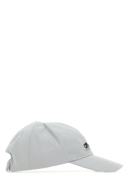 Grey stretch cotton baseball cap 