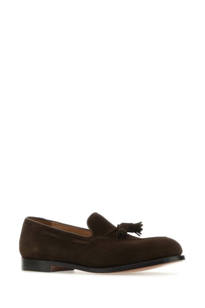 Chocolate suede Cavendish 2 loafers