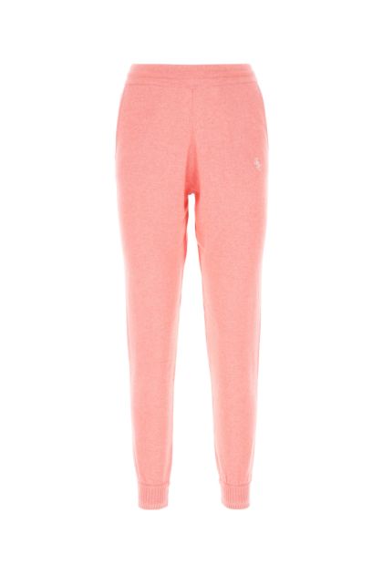 Pink cashmere joggers