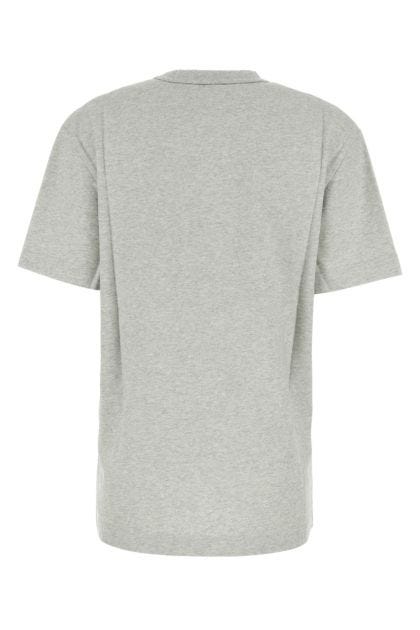 Melange grey cotton oversize t-shirt
