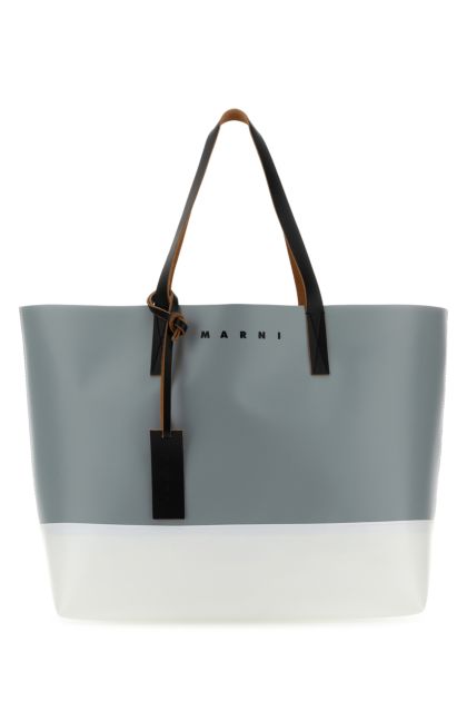 Two-tone PVC shopping bag