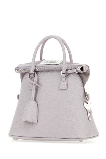 Lilac leather 5AC handbag 