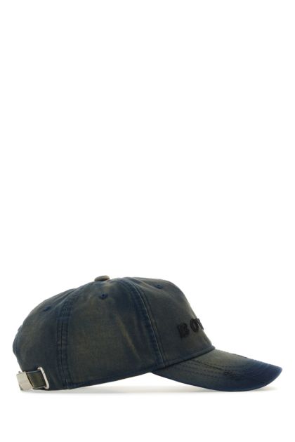 Dark blue denim baseball cap