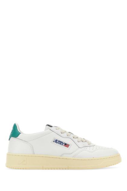 White leather Medalist sneakers 