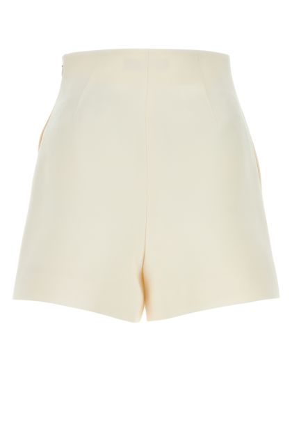 Ivory Crepe Couture shorts