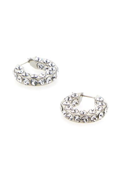 Embellished metal small Jahleel earrings 
