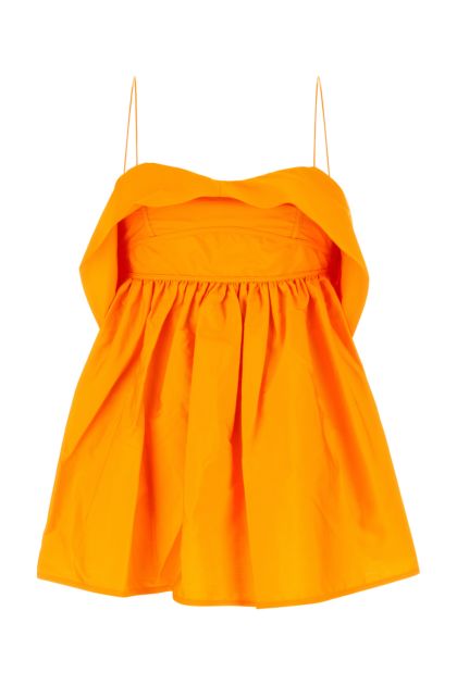 Orange cotton top