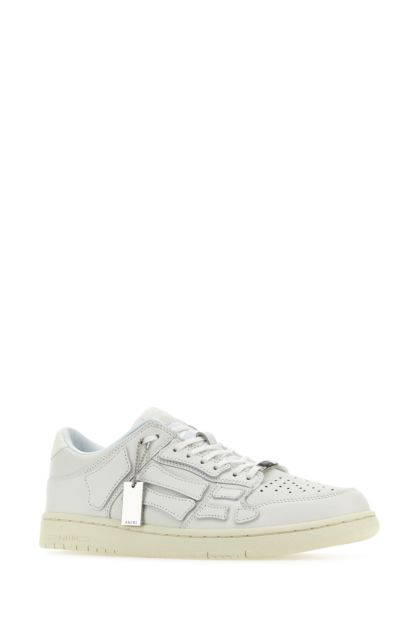 White leather Skel sneakers 