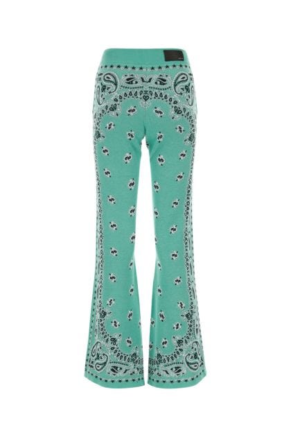 Embroidered cotton pant