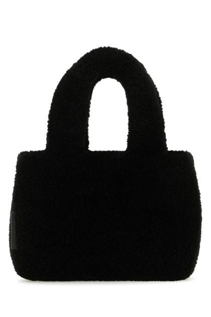 Black shearling Amini Giuly handbag