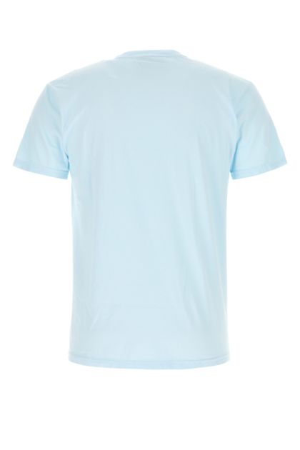 Light-blue cotton t-shirt