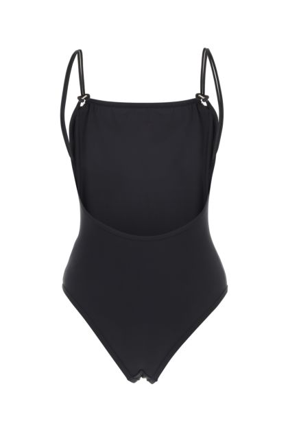 Black stretch nylon Drop swimsuit