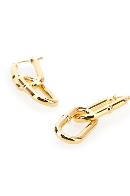 Gold 925 silver earrings
