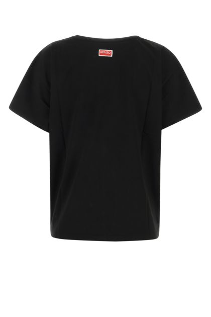 Black cotton t-shirt