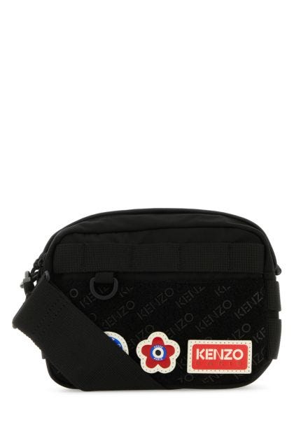 Black fabric Kenzo Jungle crossbody bag