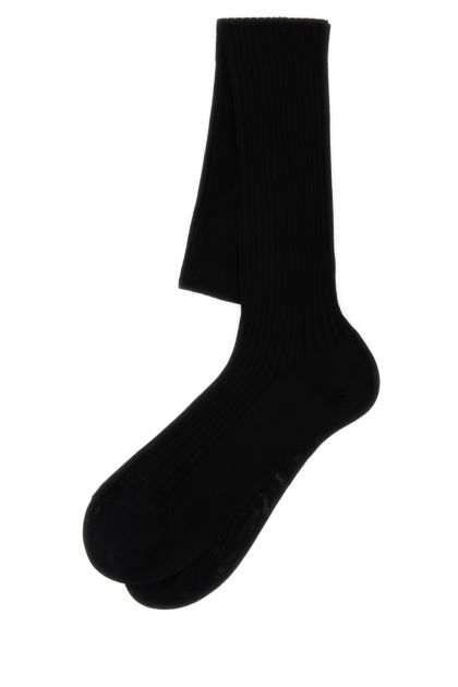 Black cotton socks 