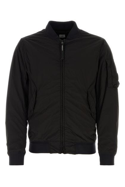 Black stretch nylon jacket