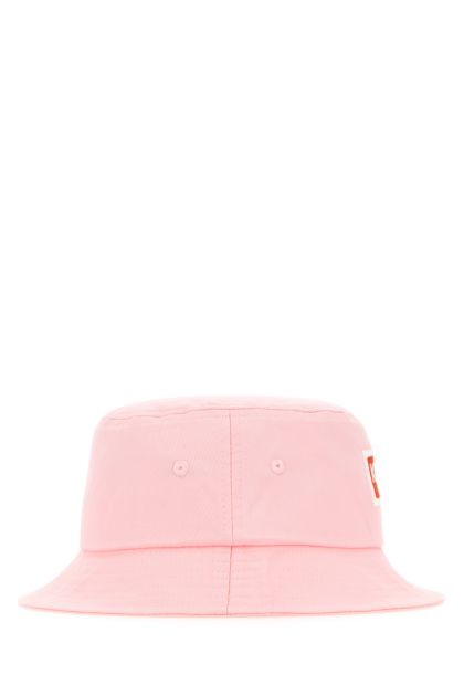 Pink cotton bucket hat