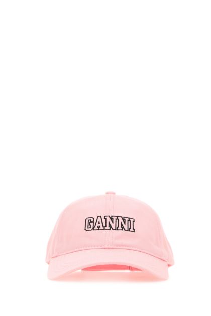 Pink cotton baseball cap