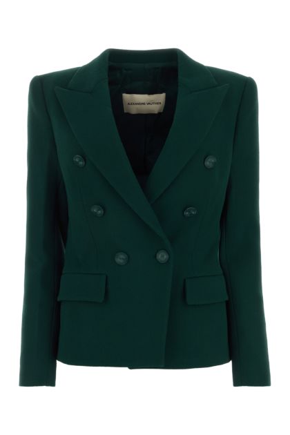 Dark green wool blazer