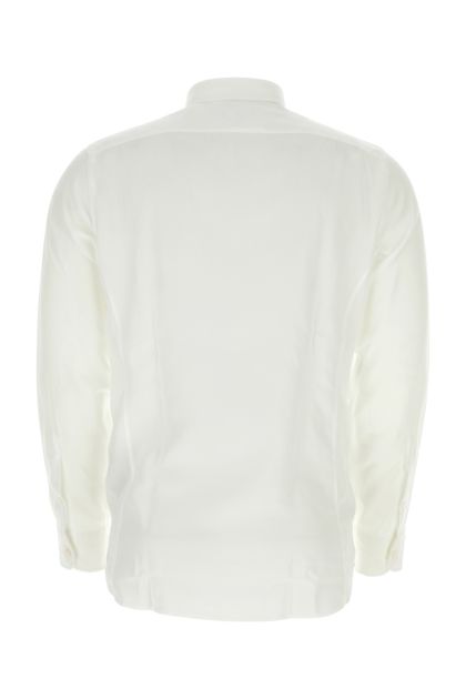 Camicia in lyocell bianco 