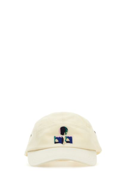 Cappello da baseball Tedji in cotone avorio