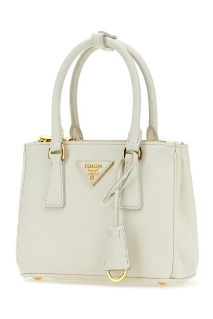 White mini Galleria leather handbag