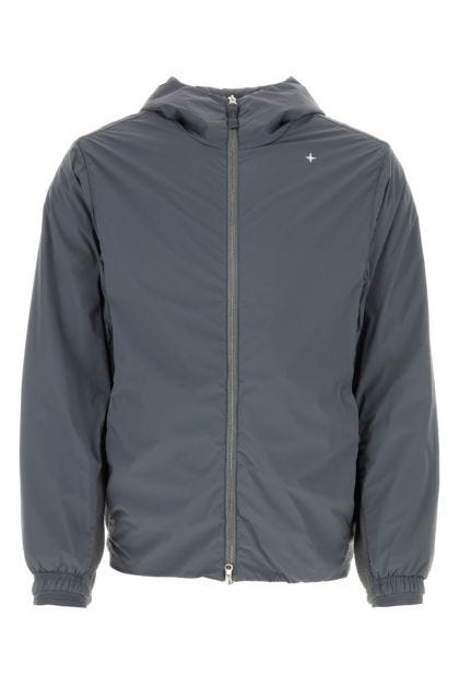 Grey stretch nylon Jacket 