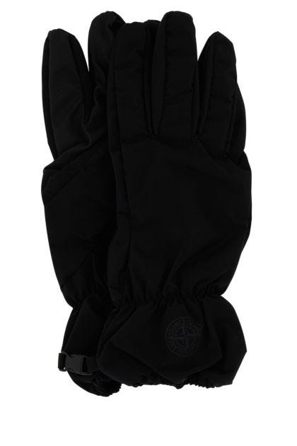 Black nylon gloves