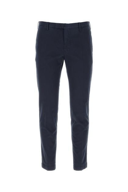 Navy blue stretch cotton pant
