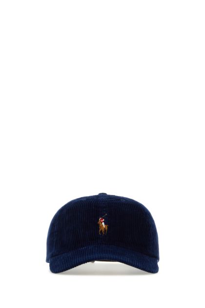 Navy blue corduroy baseball hat