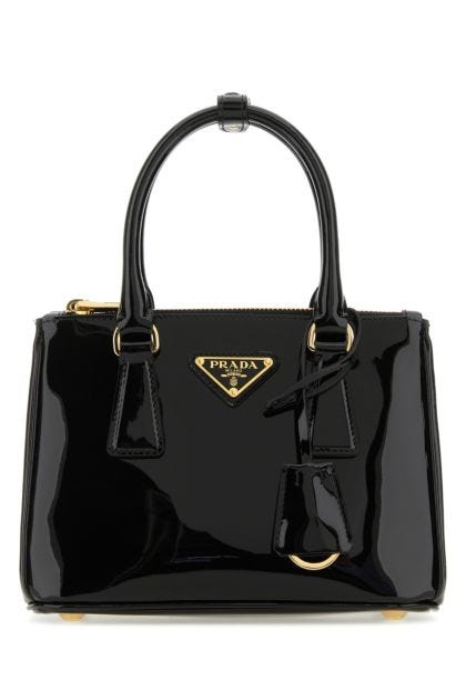 Black mini Galleria leather handbag