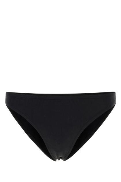 Black stretch nylon bikini bottom 