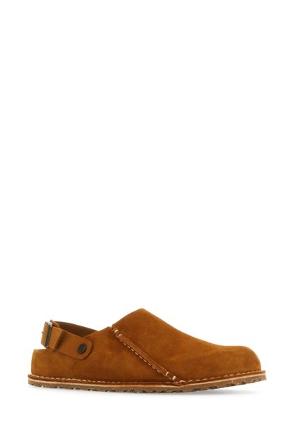 Caramel suede Lutry slippers