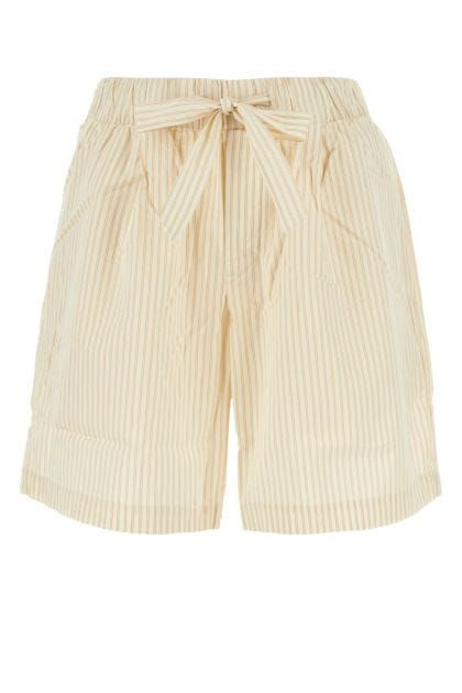 Embroidered cotton pyjama shorts
