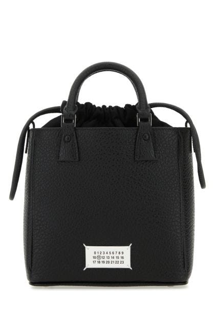 Black leather 5AC handbag 