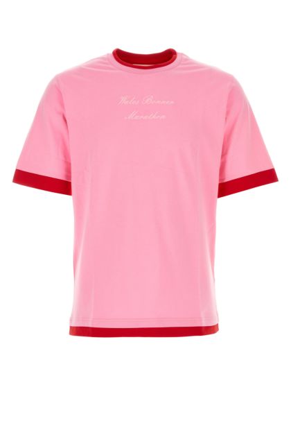 Pink cotton Marathon t-shirt