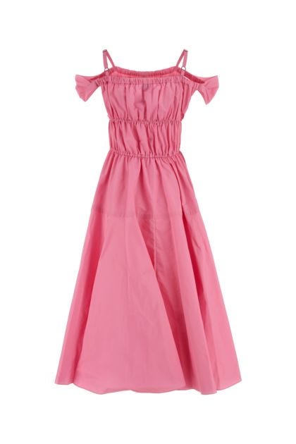 Pink polyester dress