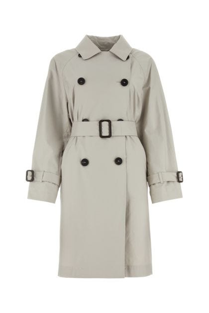 Light grey twill Titrench Trench
