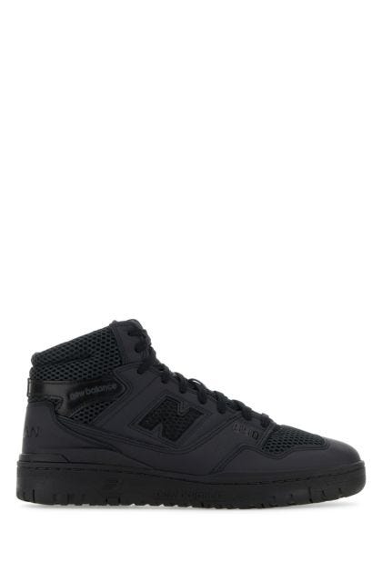 Black leather and mesh Junya Watanabe x New Balance BB650 sneakers