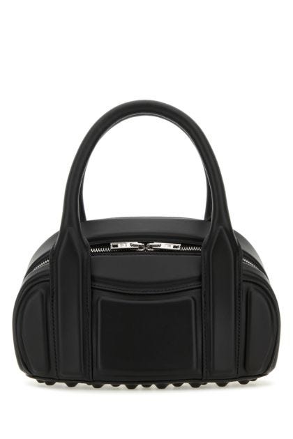 Black nappa leather Roc small handbag 