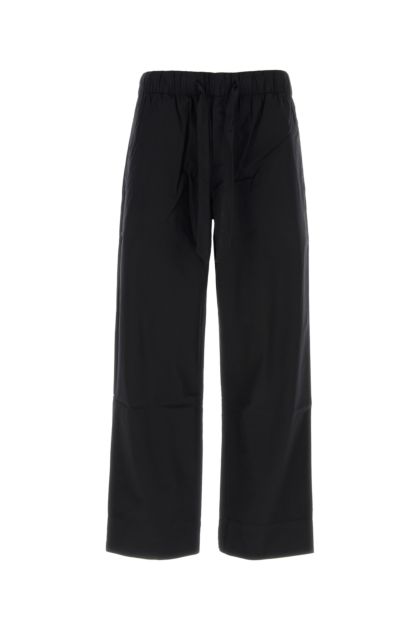 Black cotton pyjama pant