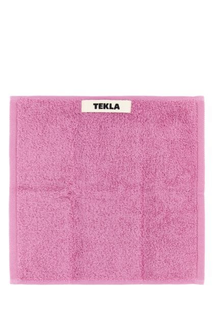 Dark pink terry towel