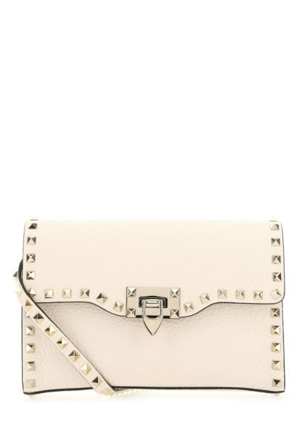 Ivory leather small Rocketed crossbody bag 