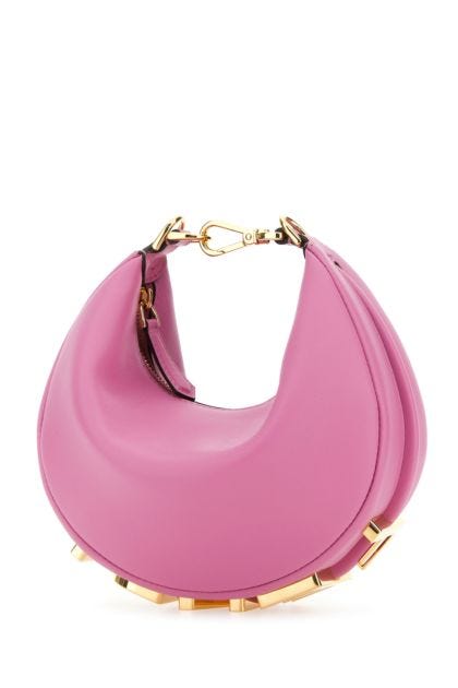 Pink leather mini Fendigraphy handbag
