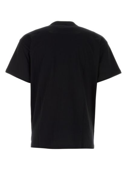 Black cotton S/S Earth Magic T-shirt
