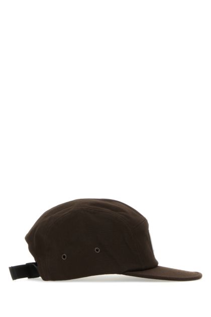 Dark brown cotton Backley Cap